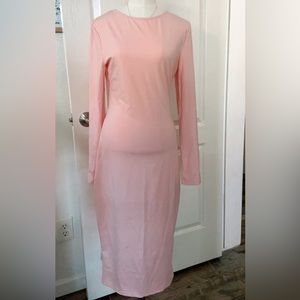 Bodycon soft maxi pencil dress